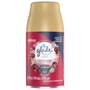 Aromatizante Rep. Auto  Deleite Floral Y Frutos Rojos  Glade