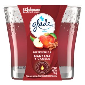 Vela Aromatica  Manzana & Canela  Glade  96.0 - Gr