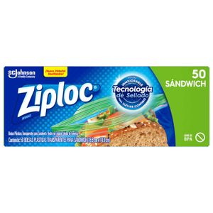 Bolsas  Para Sandwich  Ziploc  50.0 - Pza