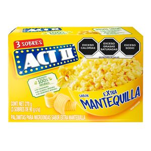 Palomitas  Mantequilla Extra  Act Ii  3.0 - Pack