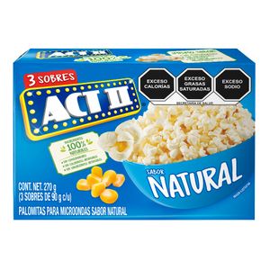 Palomitas  Natural  Act Ii  3.0 - Pack