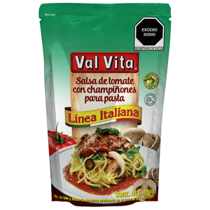 Salsa Para Pasta  Champinones  Val Vita  400.0 - Gr