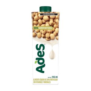 Bebida  Soya Natural  Ades  946.0 - Ml