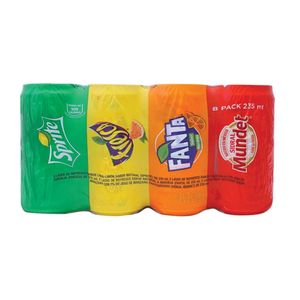 Soda  Minilata De Sabores  Coca Cola  8.0 - Pack