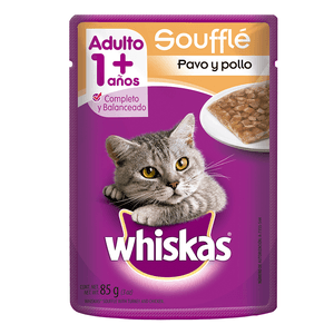 Comida Gato  Jelly Pouch Pollo Y Pavo   Whiskas   85.0 - Gr