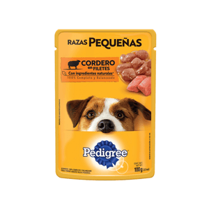 Comida P/Perro  Pouch Cordero Rza Peq  Pedigree  100.0 - Gr