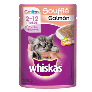 Comida Gato  Salmon Gatitos  Whiskas  85.0 - Gr