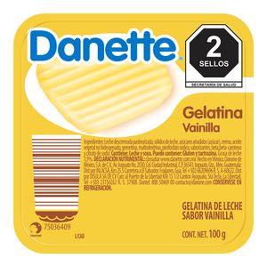 Gelatina  Leche Vainilla  Danette  100.0 - Gr