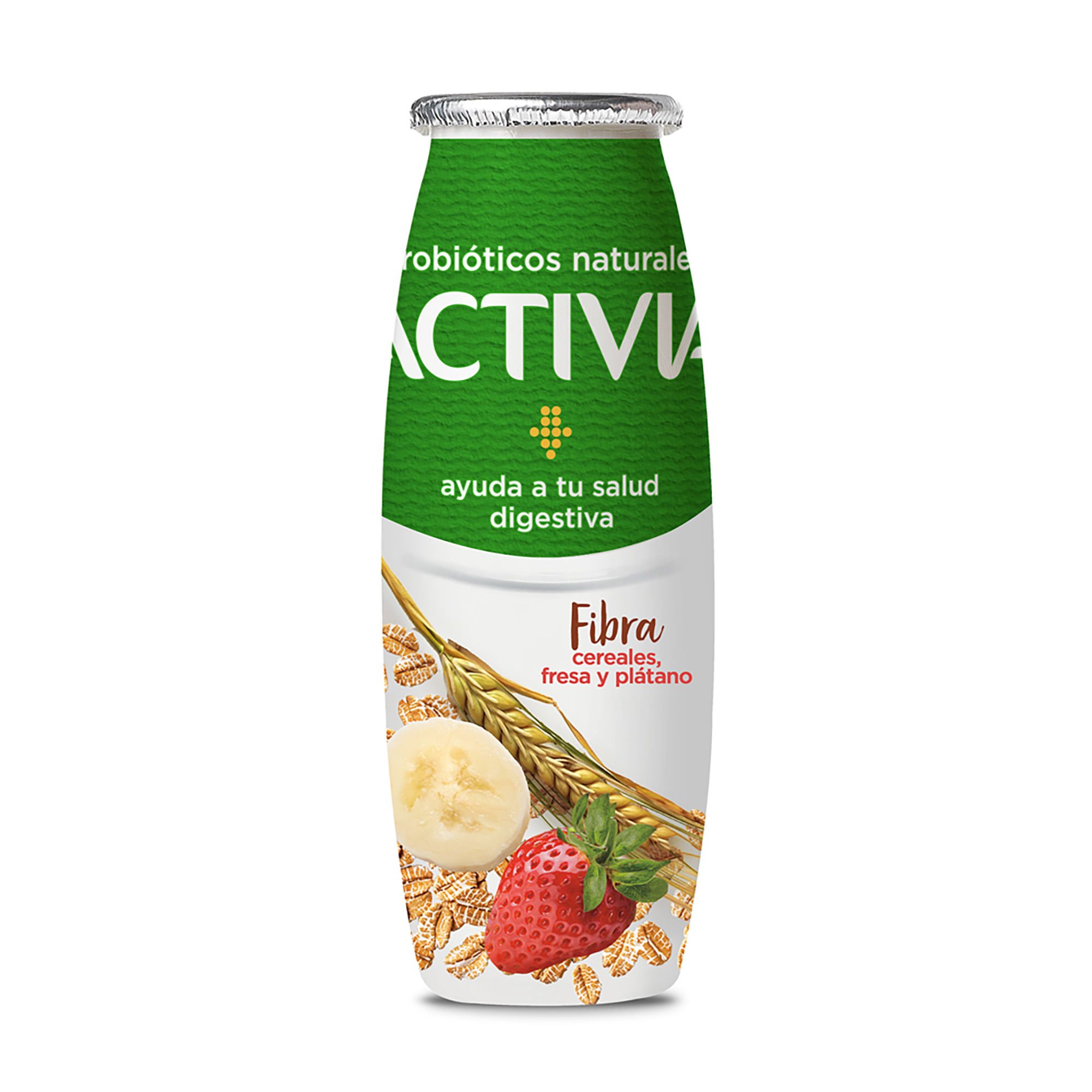 Activia con Fresas Pack de 4 Unidades