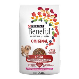 Comida Para Perro  Adulto Original Carne  Beneful  10.0 - Kg