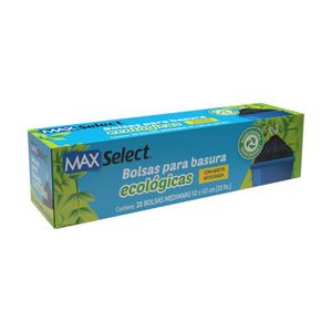 Bolsas P/ Basura   Med Con Jareta  Max Select   20.0 - Pza