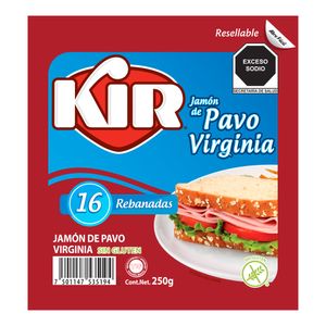Jamon  Virginia De Pavo  Kir  250.0 - Gr
