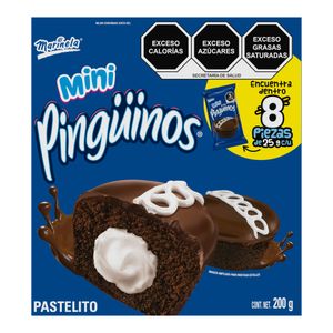 Mini Pinguino  Cajilla 8 Pz  Marinela  240.0 - Gr