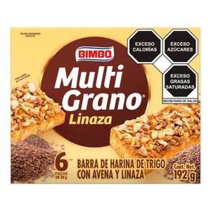 Barra  Multigrano Linaza  Bimbo  192.0 - Gr