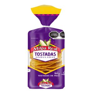 Tostada  Ondulada  Milpa Real  27.0 - Pza