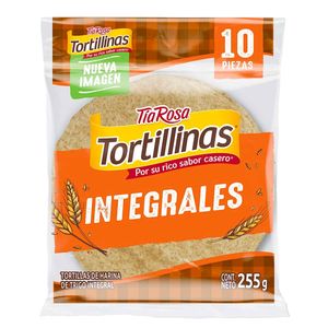 Tortillas de Harina de Trigo Integral Tía Rosa Tortillinas Integrales 225 g