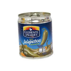 Chiles Jalapenos  En Rajas  Clemente Jacque  220.0 - Gr