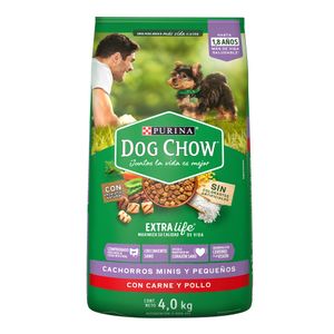 Comida Perro Dog Chow Cachorros Raza Pequeña Purina 4 kg