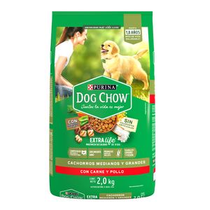 Comida Perro Dog Chow Cachorros Raza Grande Purina 2kg