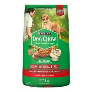 Comida Perro Dog Chow  Adulto Raza Med Gde Purina 7.5 kg