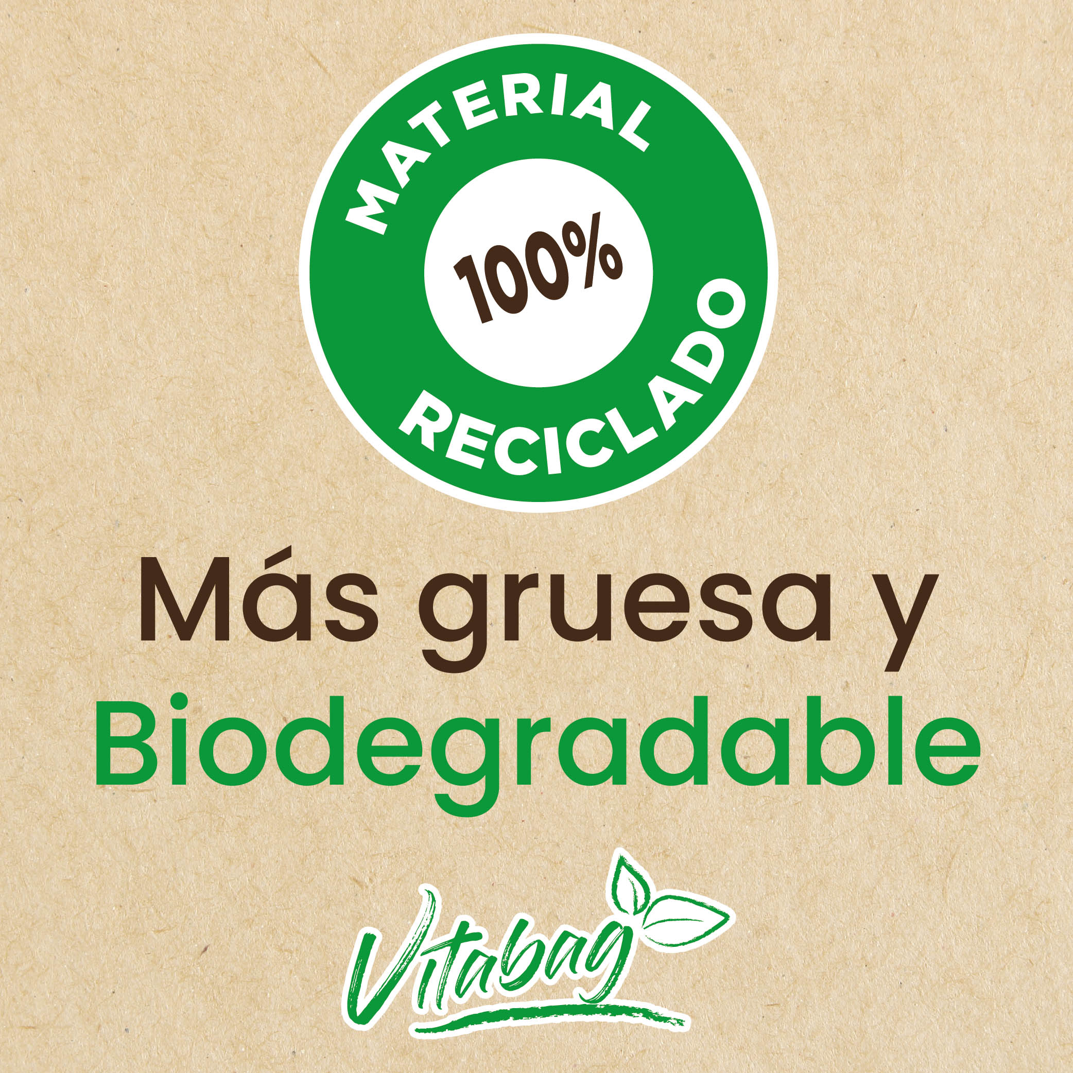 Bolsa Basura Biodegradable Jumbo 12 Pz Vitabag Tienda Calimax en linea