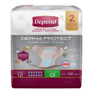 PaÑAl Derma  Protect 10+2  Depend  12.0 - Pza