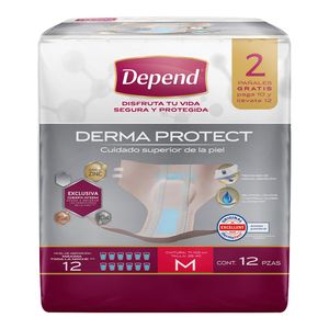 PaÑAl Derma  Protect 10+2  Depend  12.0 - Pza