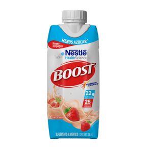 Suplemento Alimenticio Boost Menos Azúcar Fresa 330ml