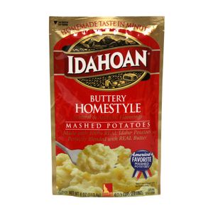 Mashed Potatoes  Buttery Homestyle  Idahoan  113.4 - gr