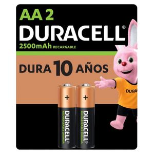 Pila  Aa Recargable  Duracell  2.0 - Pza