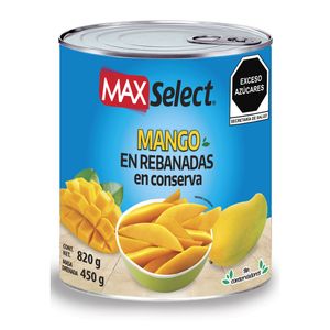 Mango   En Rebanadas  Max Select  820.0 - gr