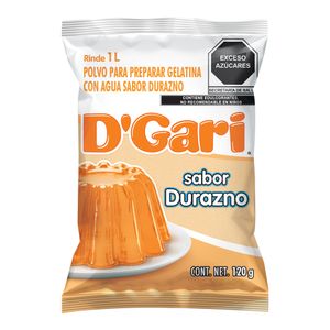 Gelatina   Durazno  Dgari  120.0 - Gr