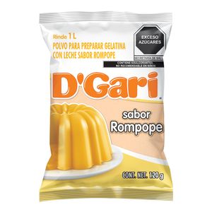 Gelatina  Rompope Leche  Dgari  120.0 - Gr