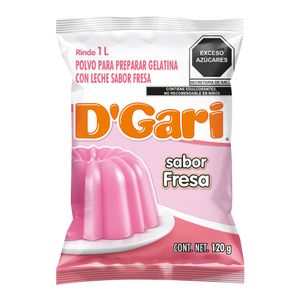 Gelatina  Fresa Con Leche  Dgari  120.0 - Gr