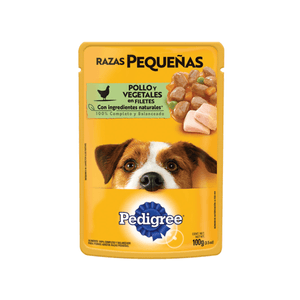 Comida P/Perro  Rp Pouch Pollo Y Vegetales  Pedigree  100.0