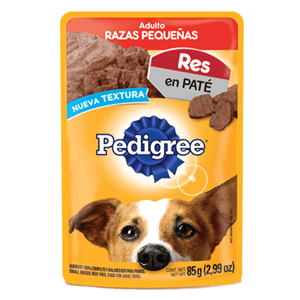 Comida P/Perro  Razas Peq. Res Pouch  Pedigree  85.0 - Gr