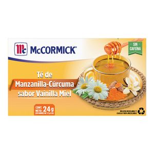 Te  Manzanilla-Curcuma S Vainilla  Mccormick   24.0 - Gr