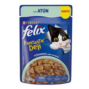 Felix Fantastic   Deli Con Atun   Purina  85.0 - Gr