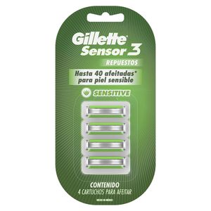 Repuesto Hybrid  Sensor 3 Sensitive  Gillette  4.0 - Pza