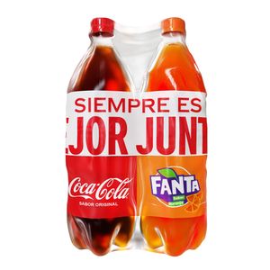 Bi-Pack  Fanta -  Coca-Cola  2.0 - Lt