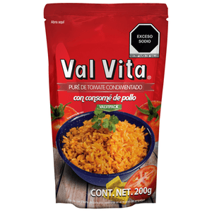 Pure De Tomate  Con Caldo De Pollo  Val Vita  200.0 - Gr