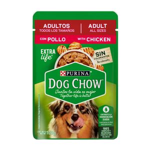 Dog Chow   Pouch Adultos Pollo  Purina  100.0 - Gr