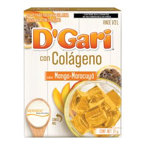 Gelatina  Con Colageno Mango Maracuya  Dgari  21.0 - gr