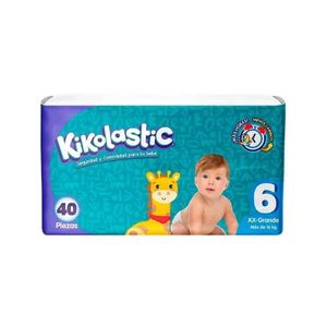 Ap Pañal Bebe  Tala 6 XL-Grande  Kikolastic  40.0 - Pza