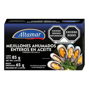 Mejillones  Ahumados  Altamar  85.0 - gr