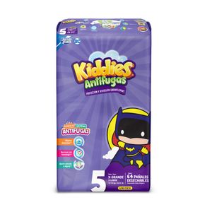 Pañal Kiddies Antifugas Talla 5 X Grande 64 pañales