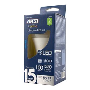 Foco Led  Liuz Blanca 9w  Aksi  1.0 - Pza