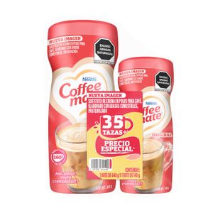 Sustituto de Crema para Café Nestlé Coffee Mate Original en Polvo Botella 640g