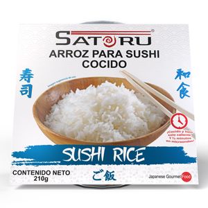 Arroz para Sushi Satoru Plato 210g