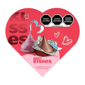 Sv Chocolates  Kisses Leche Caja Corazon  Hersheys  102.6 -